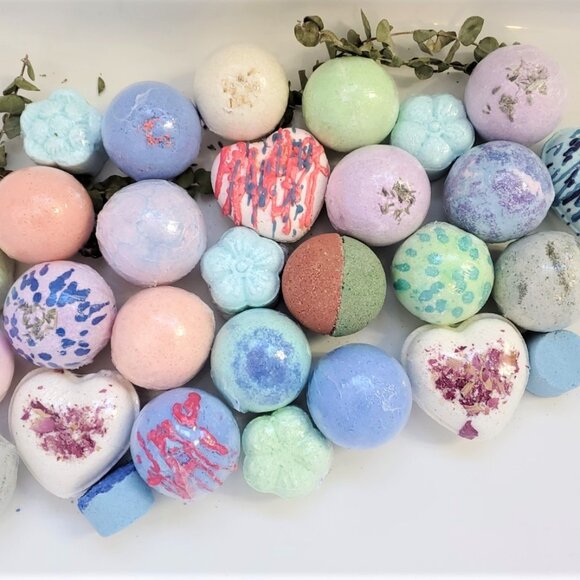 Bust The Box - 5lb Bath Bombs Mix | 2.25 Kg | Mystery Bulk Mix Lot | Fizz-A-Ball - Picture 1 of 8